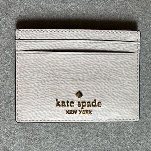 Kate Spade Minnie Mouse Disney Cream Small Slim Card Holder